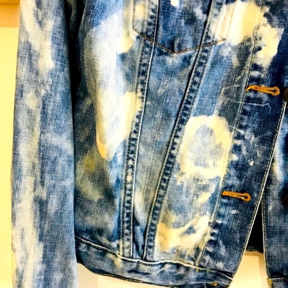 Denim and‎ Supply bleach wash jean jacket - Picture 4 of 6